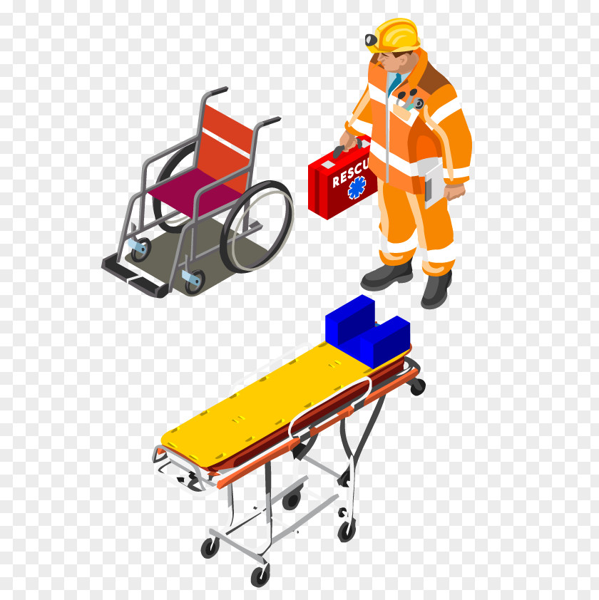 Firefighters Ambulance Firefighter Wheelchair PNG