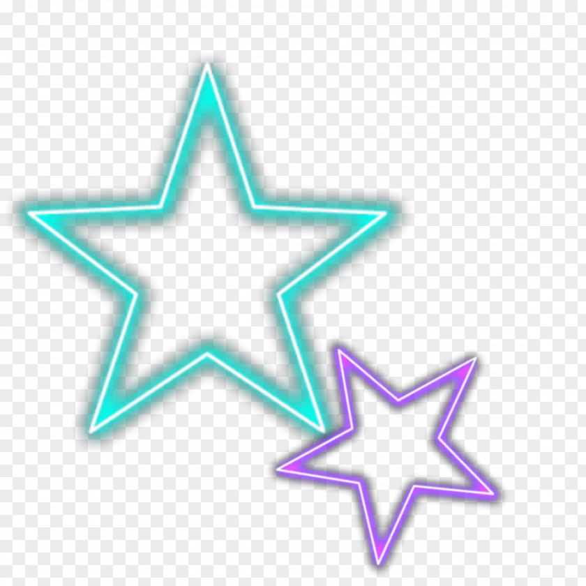 Neon Stars PNG