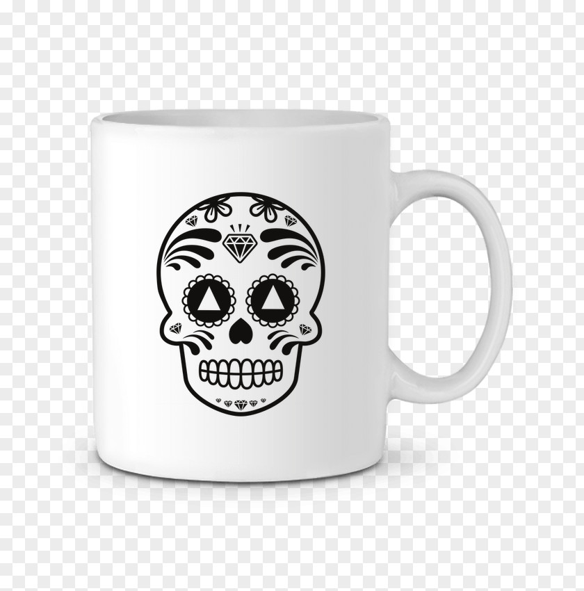 Skull Coffee Cup Calavera Mug Day Of The Dead PNG
