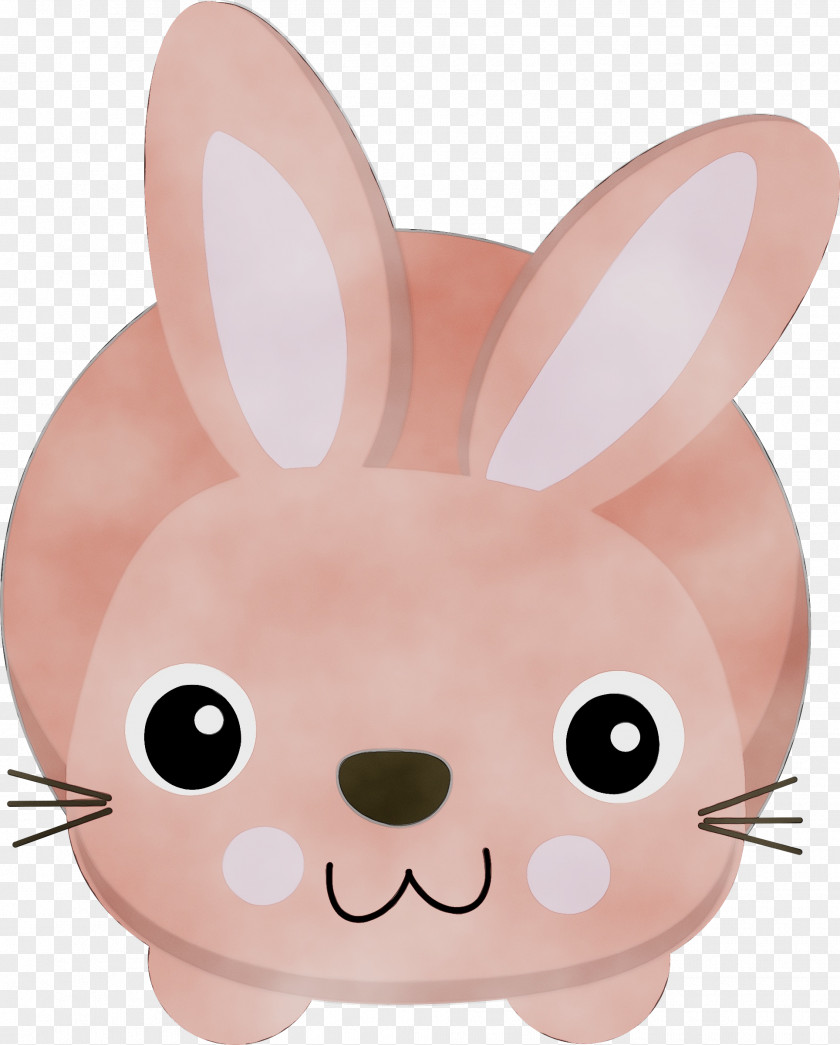 Animal Figure Animation Easter Bunny Background PNG