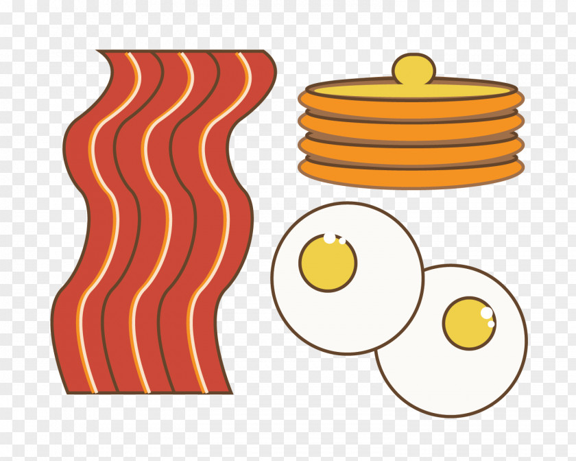 Bacon Breakfast Hash Browns Toast Clip Art PNG