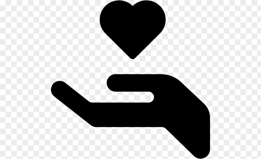Giving Non-profit Organisation Heart Share Icon PNG