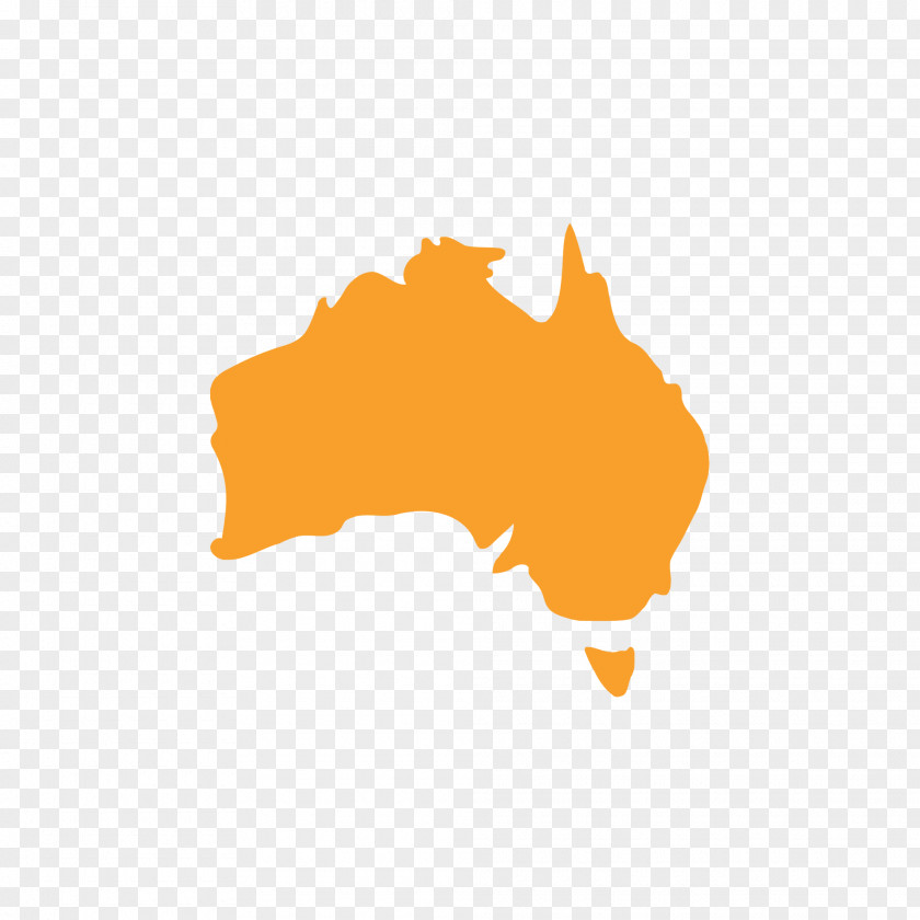 Made In Australia Map PNG