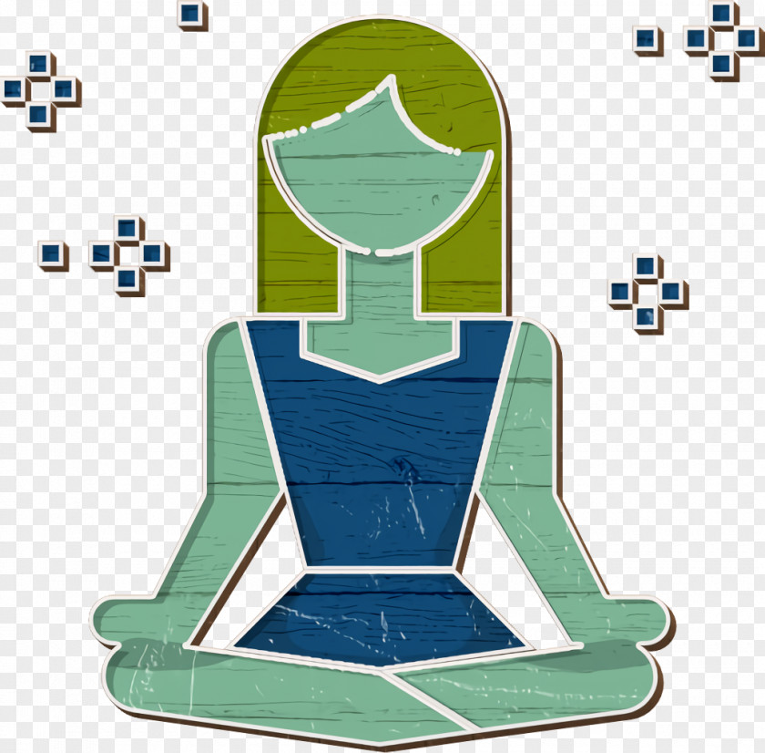 Meditation Icon Yoga Health PNG