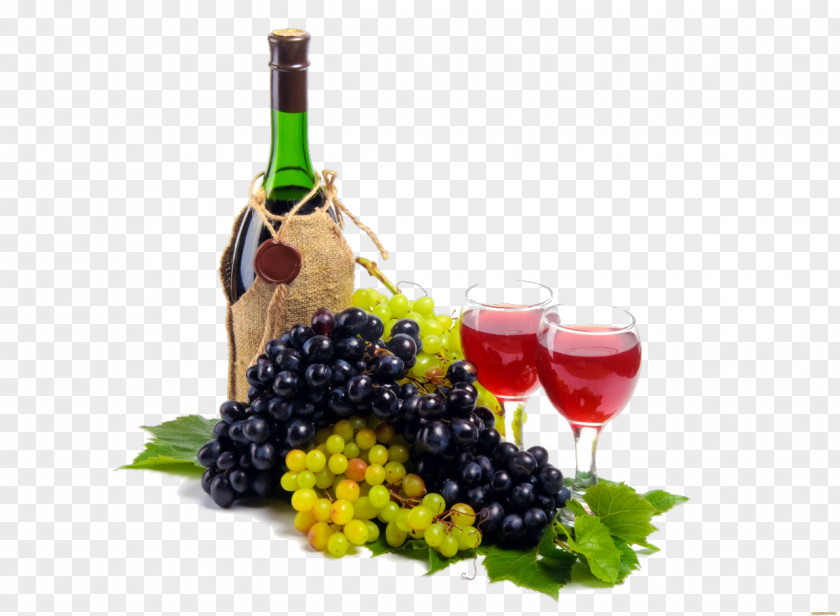 Red Wine Glass Common Grape Vine PNG
