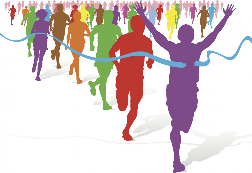 The Color Run Running 5K 1st Annual 5k Fun Run/Walk Clip Art PNG