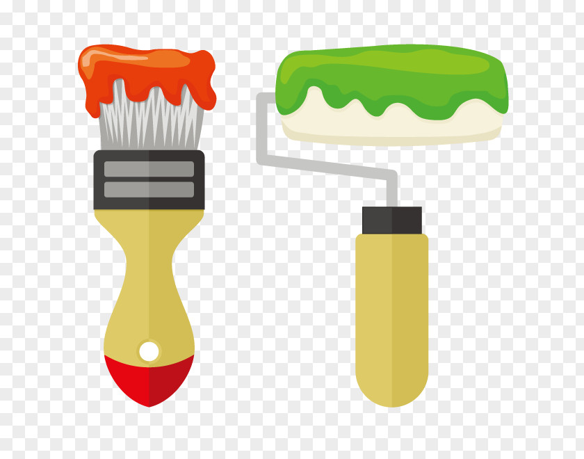 Vector Oil Brush Paintbrush Drawing Painting PNG