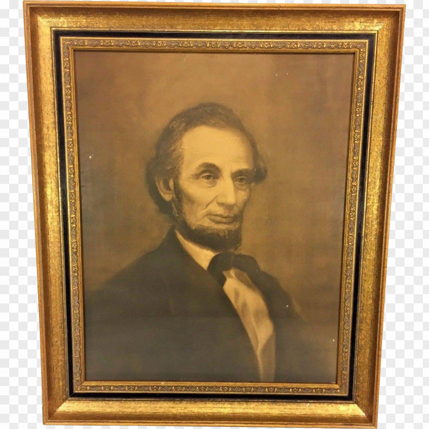 Abraham Lincoln Printing Lithography Engraving PNG
