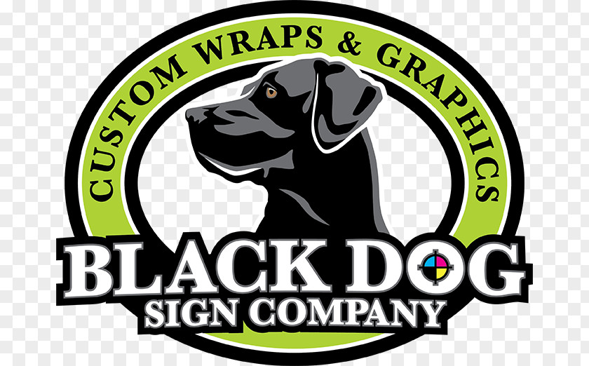 Design Labrador Retriever Logo Label Decal Black Dog Sign Company PNG