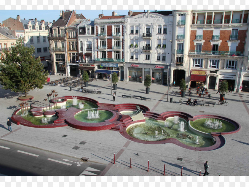 Douai Town Square Sett Place D'Armes Baustelle Mail PNG