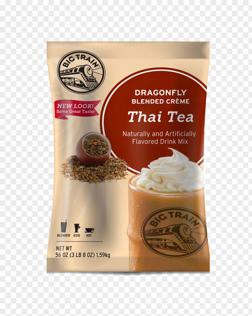 Thai Tea Masala Chai Latte Green Iced Coffee PNG
