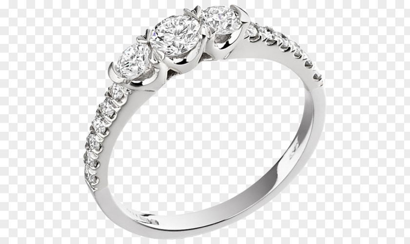 Ring Engagement Brilliant Diamond Gold PNG