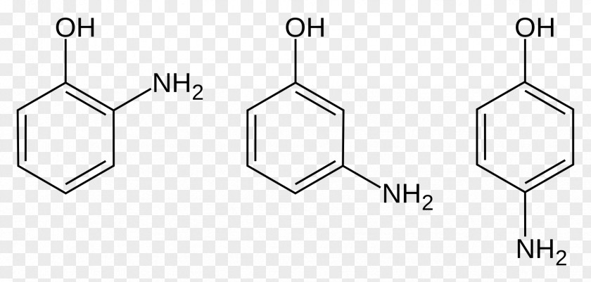 4-Aminophenol 2-Aminophenol Structural Isomer 3-Aminophenol PNG