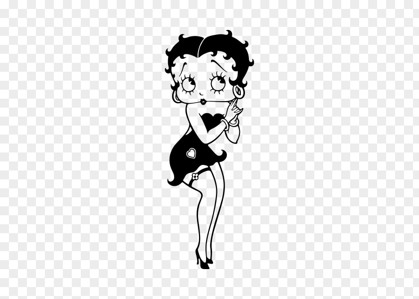 Betty Boop Cartoon Drawing Image Design PNG
