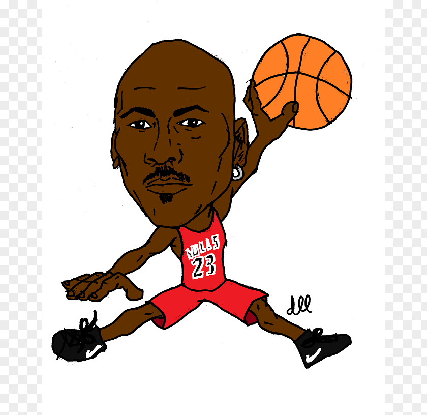 Girls Basketball Cartoon Michael Jordan Jumpman Chicago Bulls NBA PNG