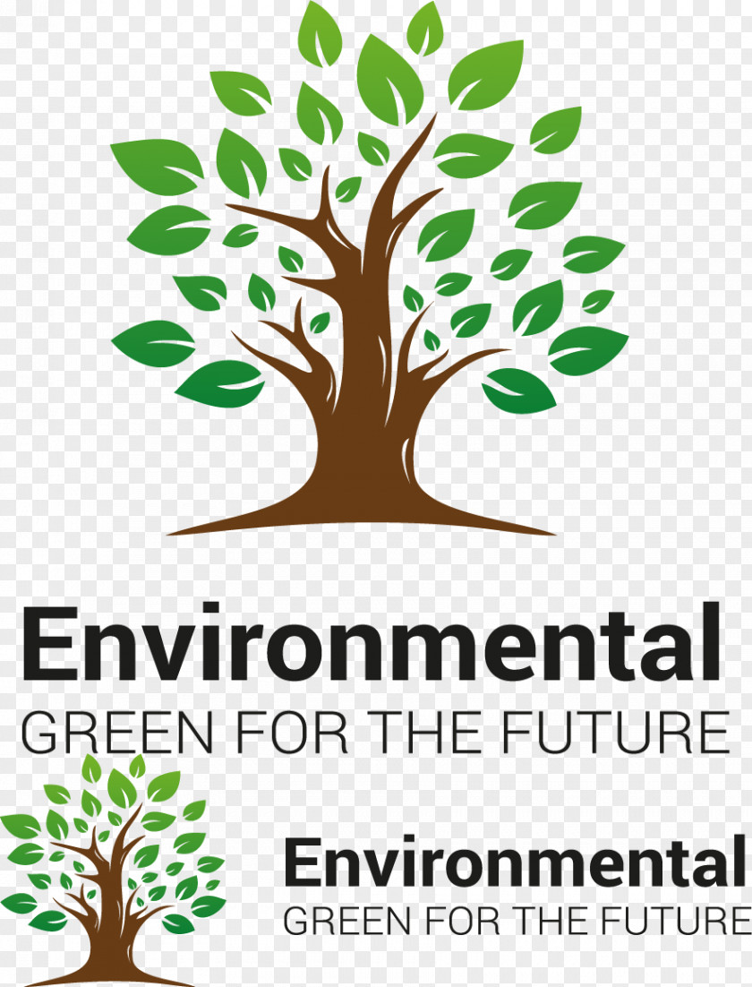 Green Tree Flag Design Logo Creative Market PNG