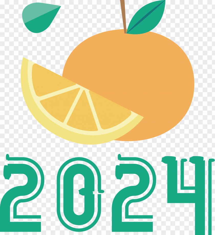 Logo Line Green Text Fruit PNG