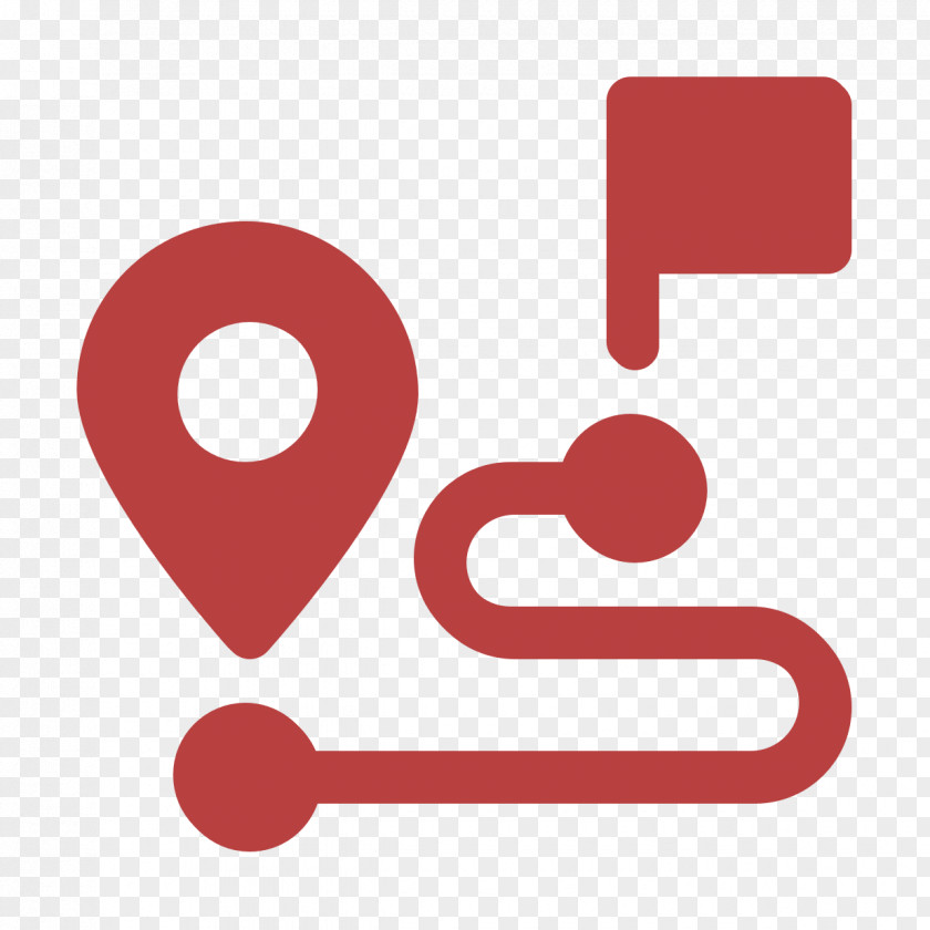 Maps & Location Icon Road Distance PNG