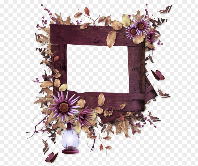 Mirror Twig Picture Frame PNG
