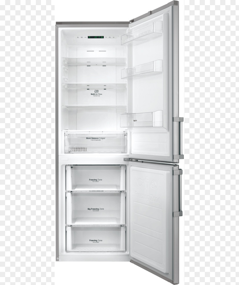 Refrigerator LG Electronics Auto-defrost Lec Frost Free Fridge Freezer TF55185W Freezers PNG