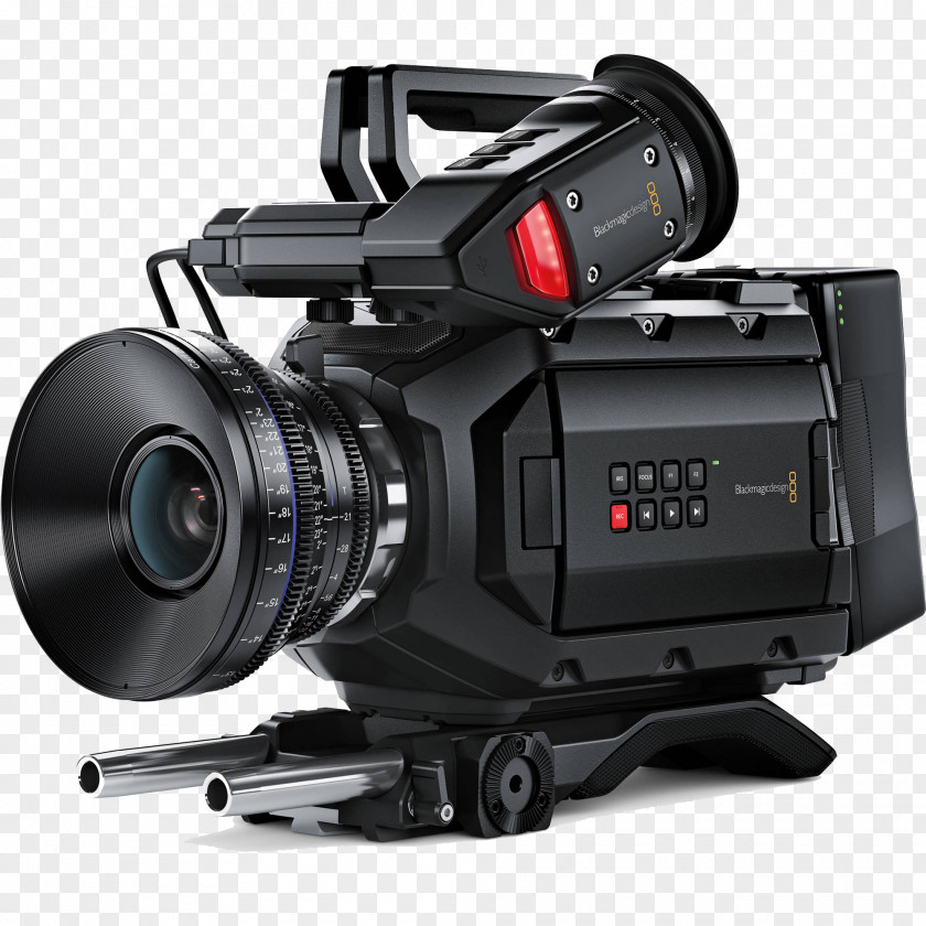 Camera Canon EF Lens Mount Blackmagic URSA Mini 4.6K 4K Design Digital Movie PNG