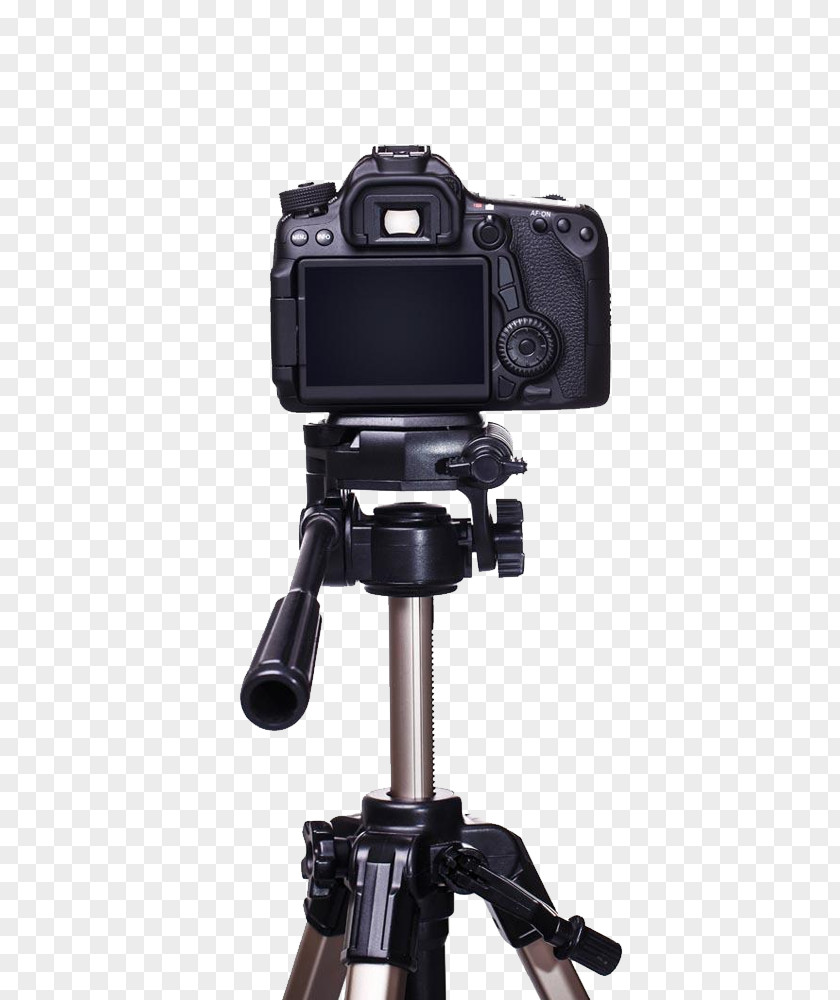 Camera Free To Pull Single-lens Reflex Digital SLR Photography Tripod PNG