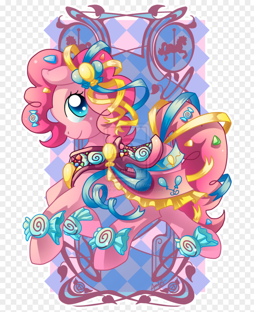 Carousel Figure Pinkie Pie Rainbow Dash Twilight Sparkle Rarity Pony PNG