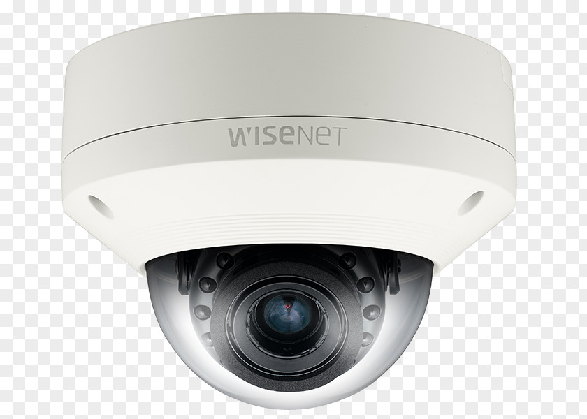 Closed-circuit Television Samsung Dome Camera SNV-7084R Hanwha Techwin IPOLIS SNV-6084RP PNG