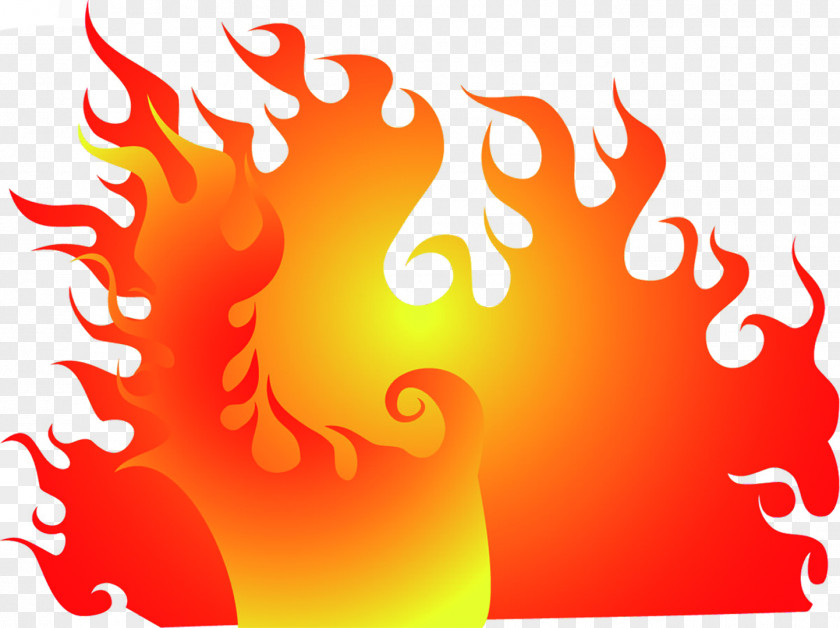 Red Mixed With Yellow Flames Picture Flame Light PNG