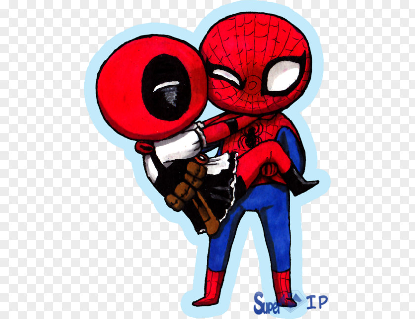 Spider-man Spider-Man Deadpool Character Comics Comic Book PNG