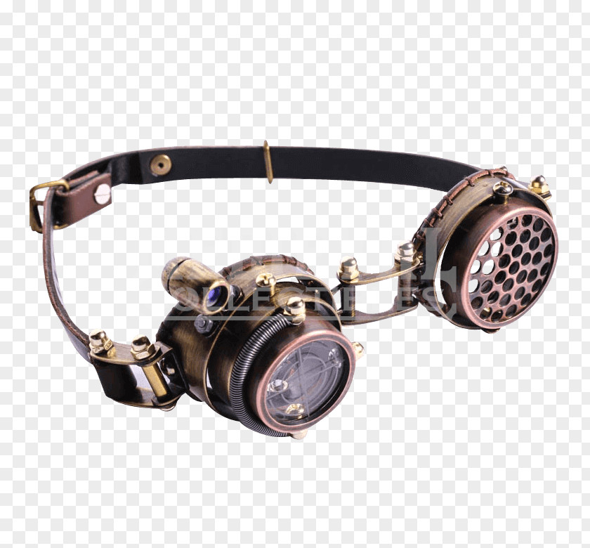 GOGGLES Steampunk Goggles Sunglasses Light PNG