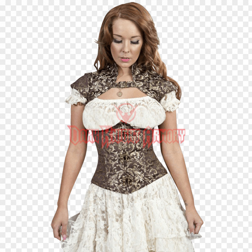 Jacket Shrug Corset Sleeve Victorian Era PNG