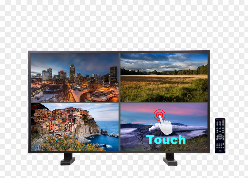 LCD Television LED-backlit Computer Monitors Touchscreen Display Device PNG