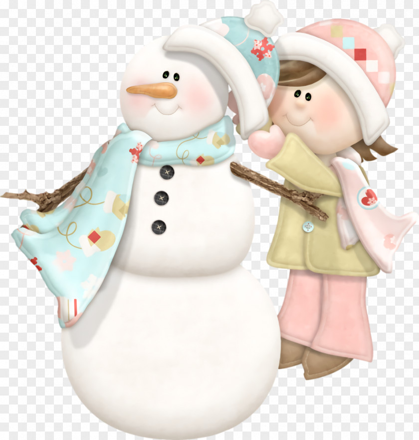 Toy Figurine Christmas Snowman PNG