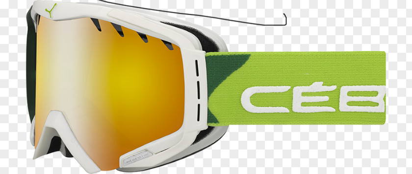 Alain Mikli Goggles Gafas De Esquí Green Sunglasses Skiing PNG