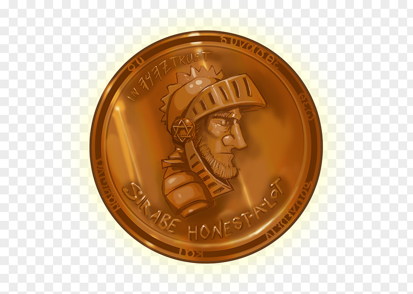 Bronze Medal Copper Coin PNG