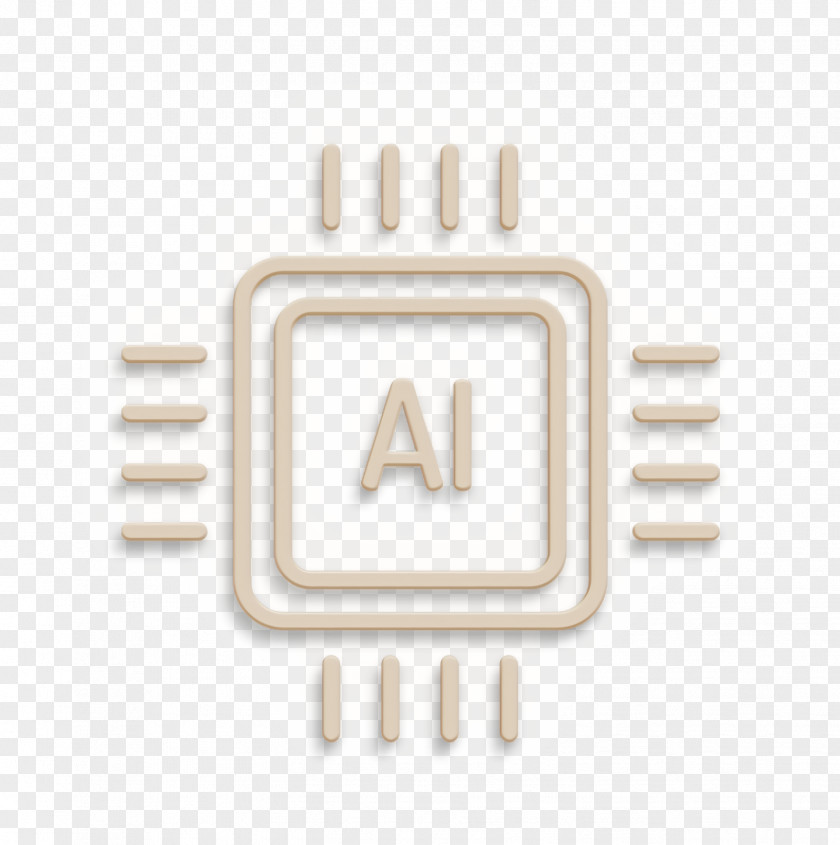 Chip Icon Artificial Intelligence AI PNG