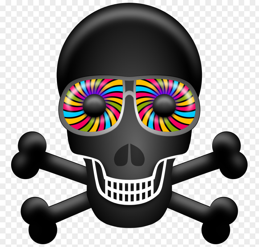 Skulls T-shirt Skull Psychedelia Clip Art PNG