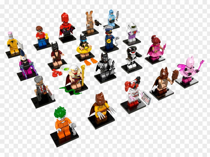 The Lego Movie Batman Joker Commissioner Gordon Minifigures PNG