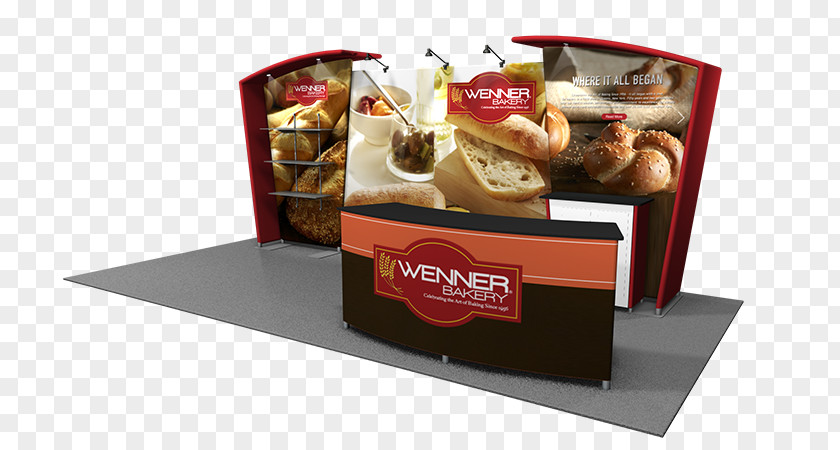 Trade Show Display Bakery Banner Food Exhibition PNG