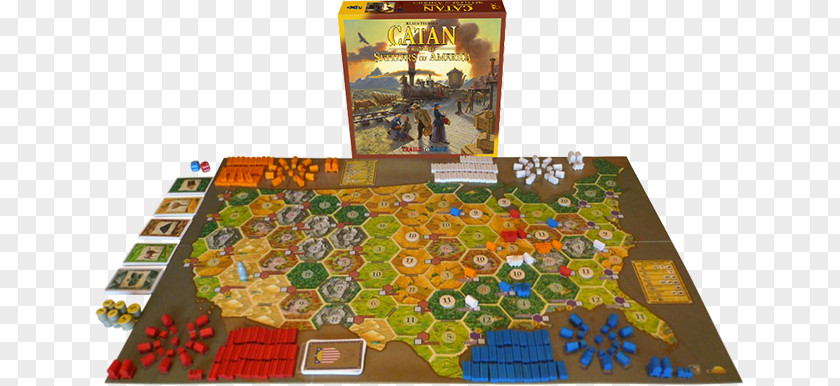 United States Catan: Cities & Knights Mayfair Games Catan Histories: Settlers Of America Trails To Rails Board Game PNG