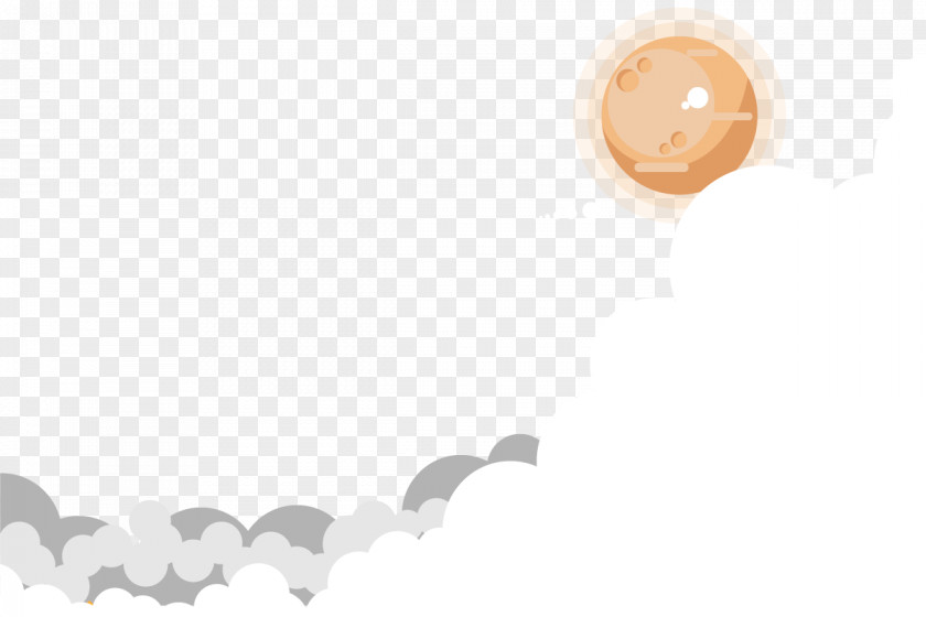 Vector Clouds Sun PNG