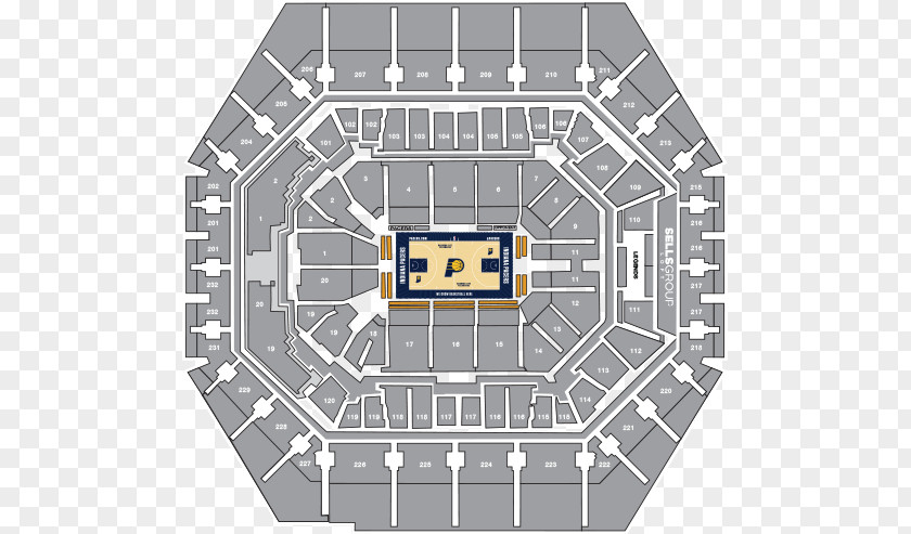 Bankers Life Fieldhouse Indiana Pacers Aircraft Seat Map Club Seating PNG