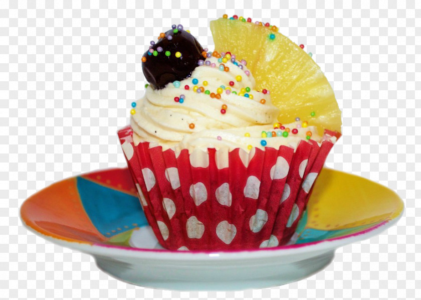 Cup Sundae Cupcake Muffin Buttercream PNG