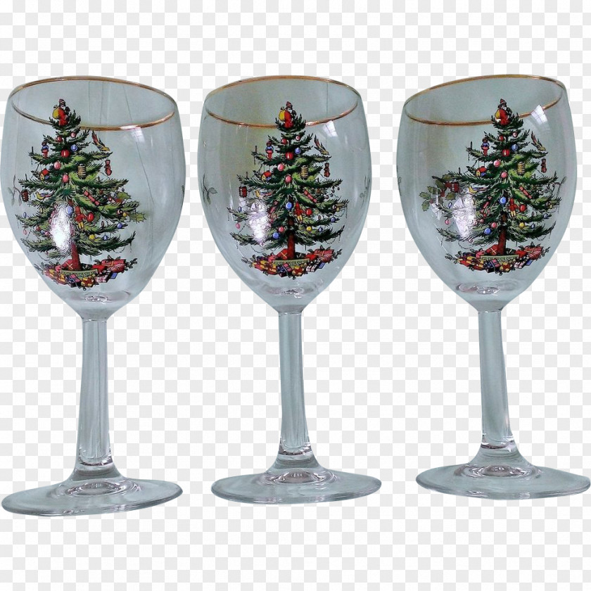 Glass Wine Champagne Christmas Ornament PNG