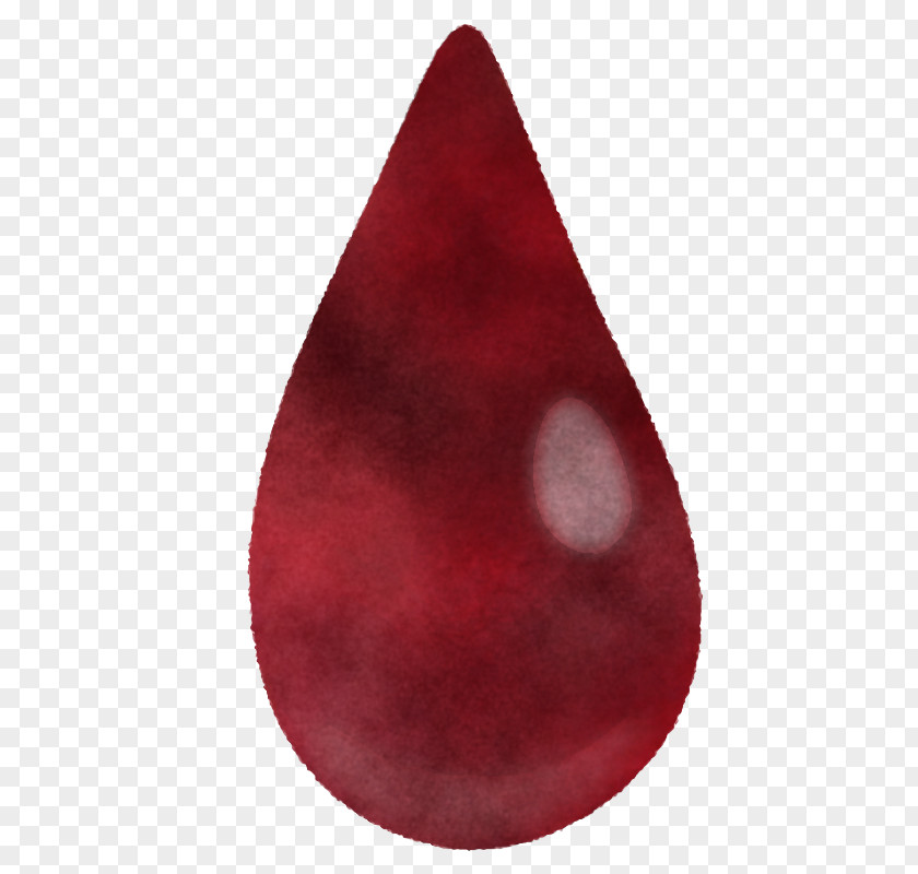 Red Maroon Drop Ruby PNG