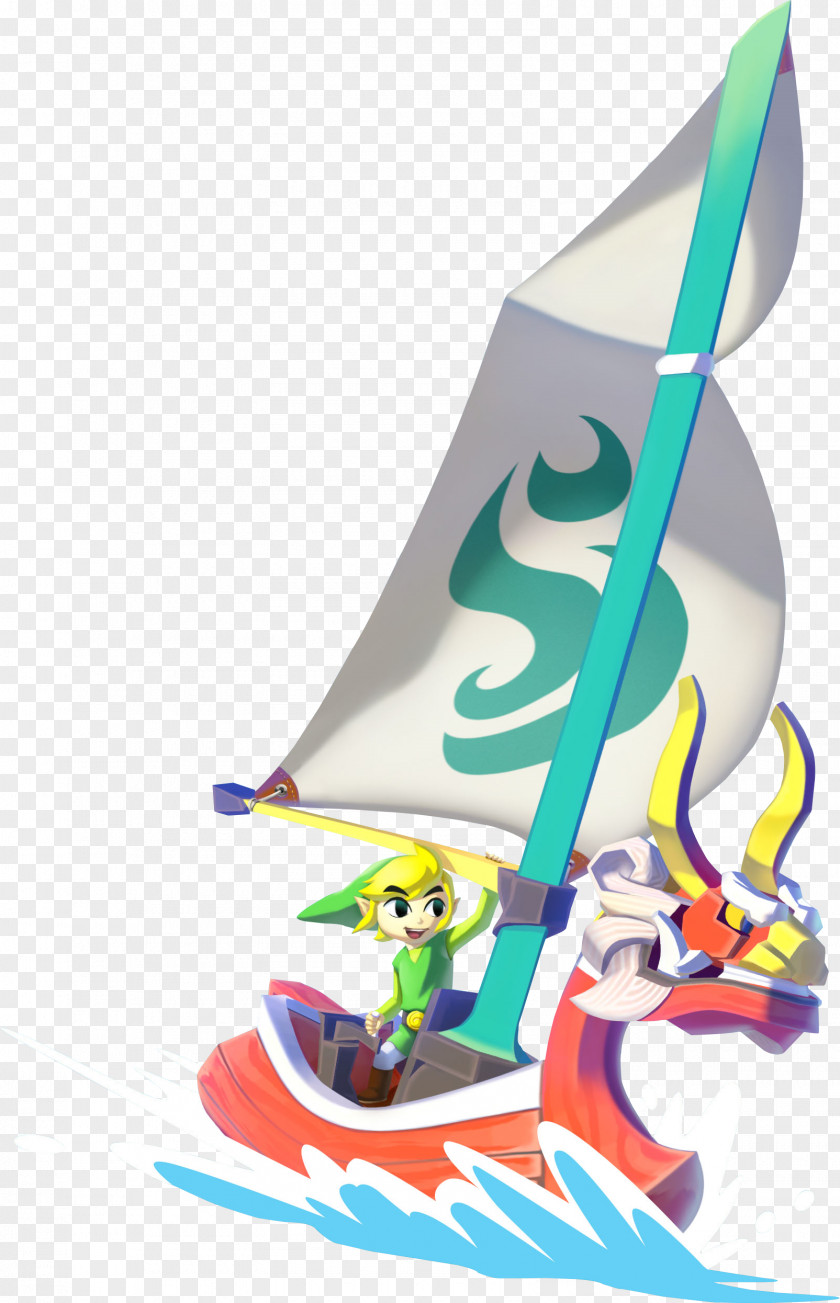 Sail The Legend Of Zelda: Wind Waker HD Link Wii U GameCube PNG