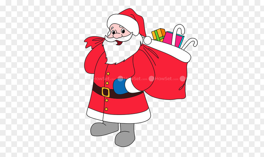 Santa Claus Carries A Gift Ded Moroz Christmas Ornament Clip Art PNG