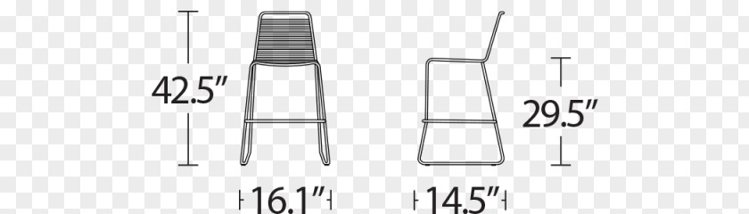 Bar Counter White Chair Logo PNG