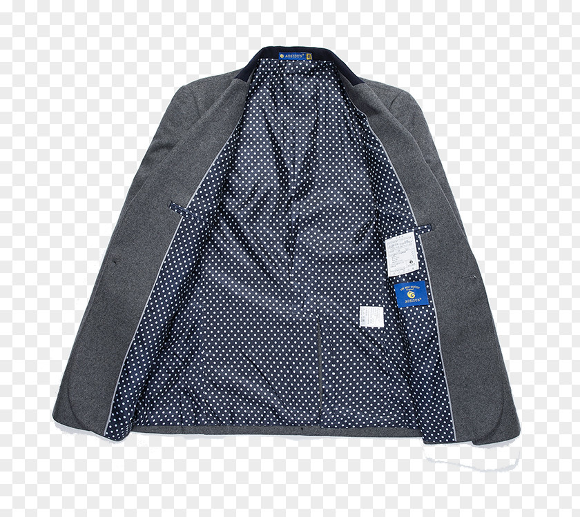 Dot Lining Men's Jacket Outerwear Coat PNG